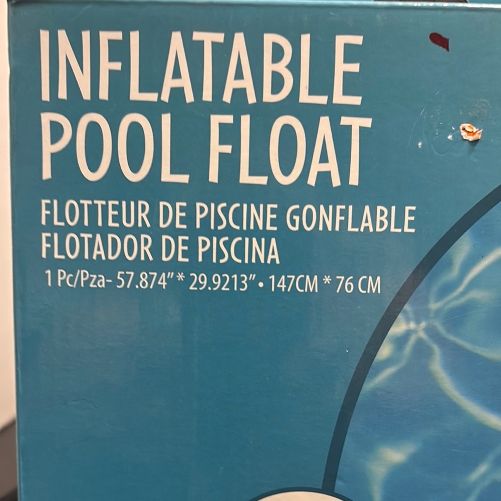 Inflatable Pool Float with Colorful Design - Picture 2 of 5